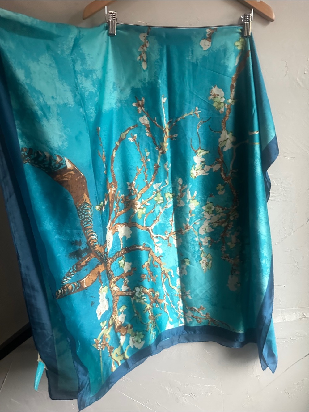 Van Gogh Almond Blossom Scarf AmaWaterways Sustainable Museum Art 68x34